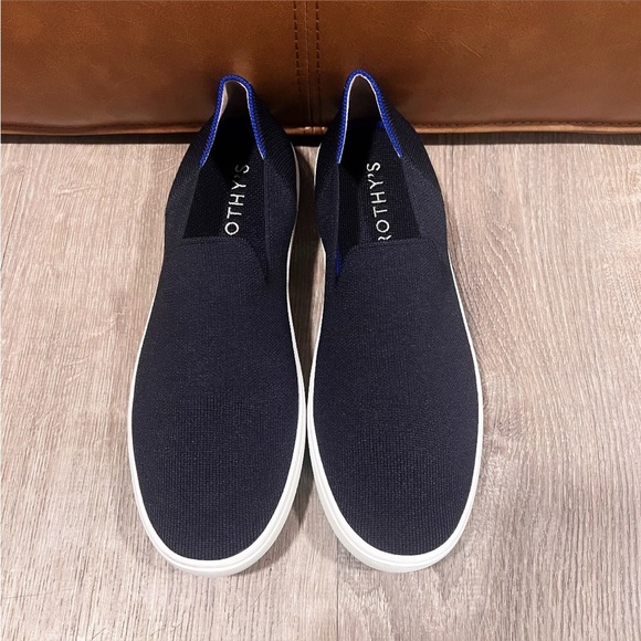 ROTHY’S The Original Slip On Sneaker In Color Solid Black Size 10.5 - Picture 5 of 13